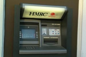 Meme of an ATM reads HMRX Self-servatives