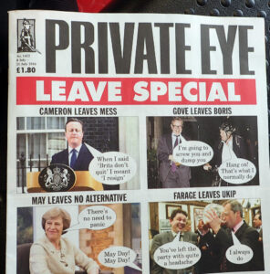 Private Eye cover Leave special