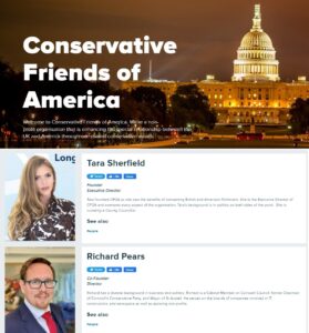 Conservative Friends of America home page